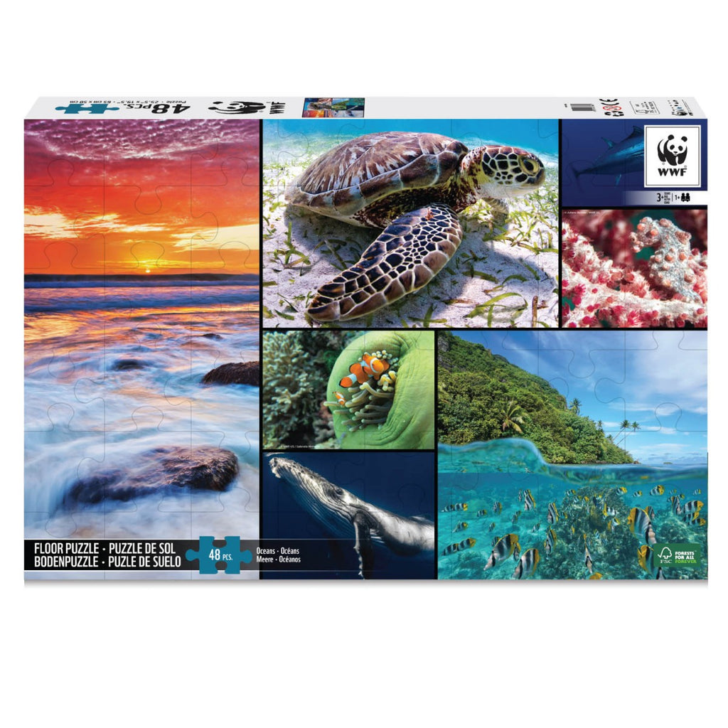 Puzzle en bois 48 Pièces Fabulous - Planete Terre Vue Ocean Indien Afrique  (28 x 20 cm) - Puzzle - Achat & prix