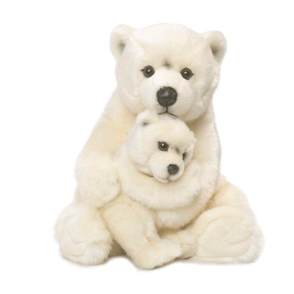 PELUCHE OURS POLAIRE BLANC 25 CM - Keeleco, DEFIPARADES
