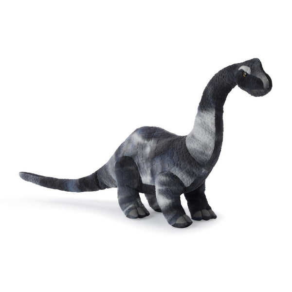 vidaXL Jouet en peluche Dinosaure Brachiosaurus Gris XXL
