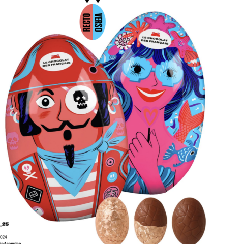 Oeuf métallique Pirate