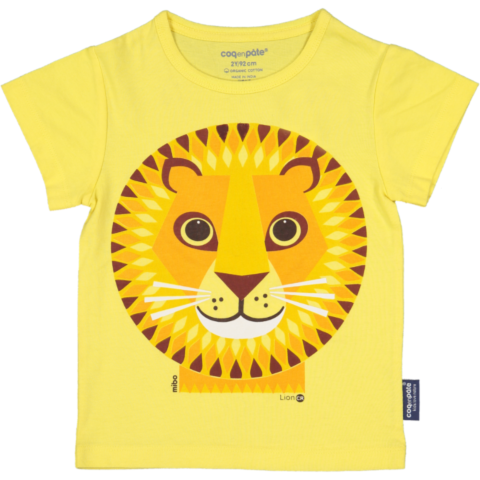 T-shirt Mibo Lion jaune