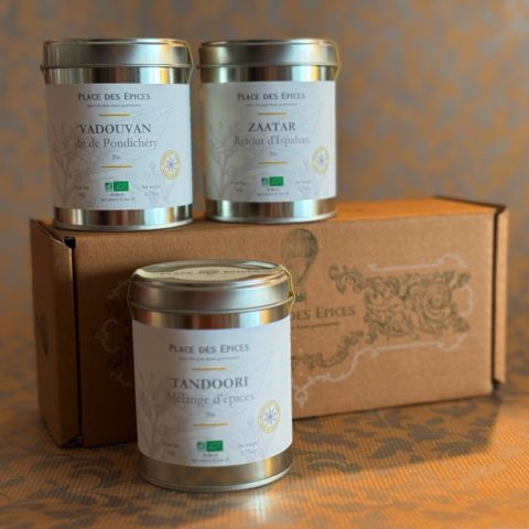 Coffret 3 épices du monde
