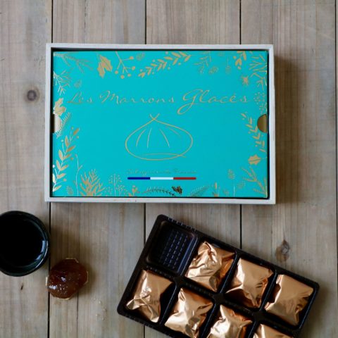Coffret de 8 marrons glaçés