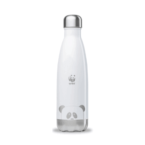 Gourde isotherme WWF Blanche - 500 ml