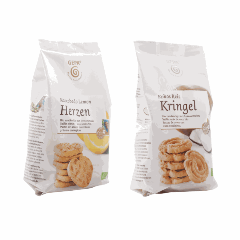 Lot de 2 sablés noix de coco & citron