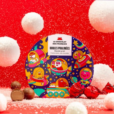 Coffret de boules de pralinées