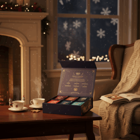 Coffret tisane et thés merveilleux de Noël bio