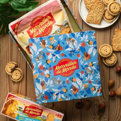 Boite signature biscuits – Merveilles du monde