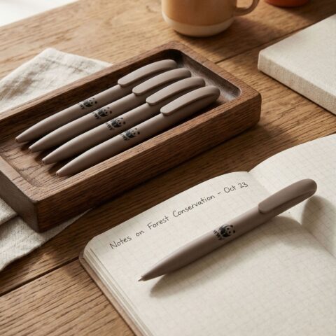 Lot de 5 stylos noirs WWF