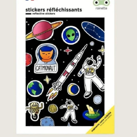 Stickers réfléchissants " Dans l'espace"